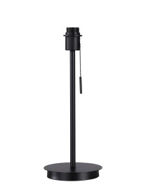 D0780  Carlton 45cm 1 Light Table Lamp Satin Black